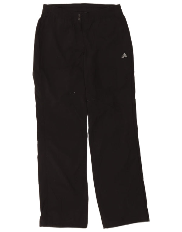 Γυναικεία αθλητική φόρμα Adidas Climalite Παντελόνι UK 10 Small Black Polyester