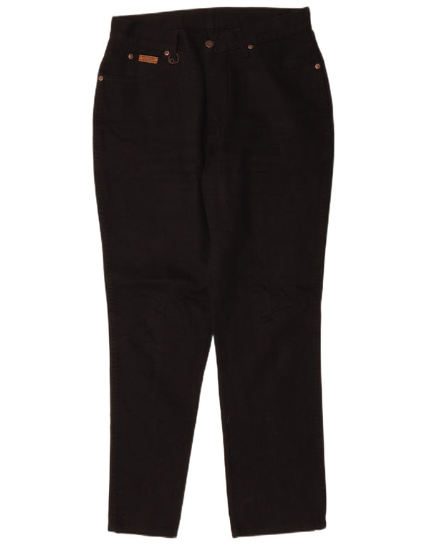 Wrangler Γυναικείο ψηλόμεσο τζιν US 14 XL W32 L29 μαύρο βαμβακερό