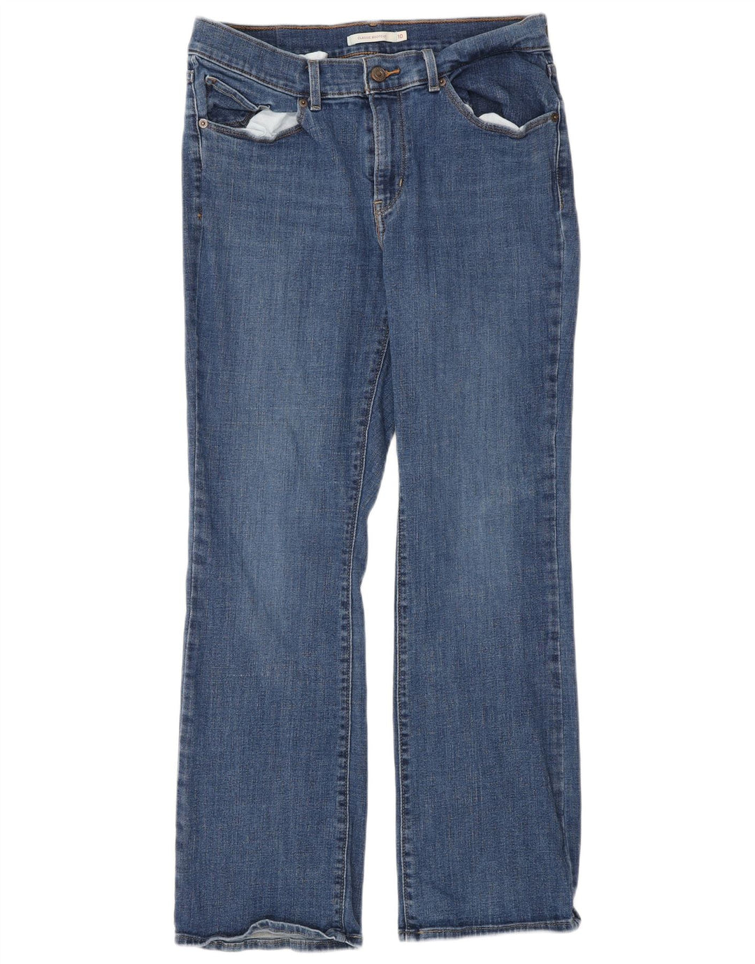 Γυναικείο τζιν Levi's Classic Bootcut US 10 Large W30 L30 Μπλε βαμβακερό