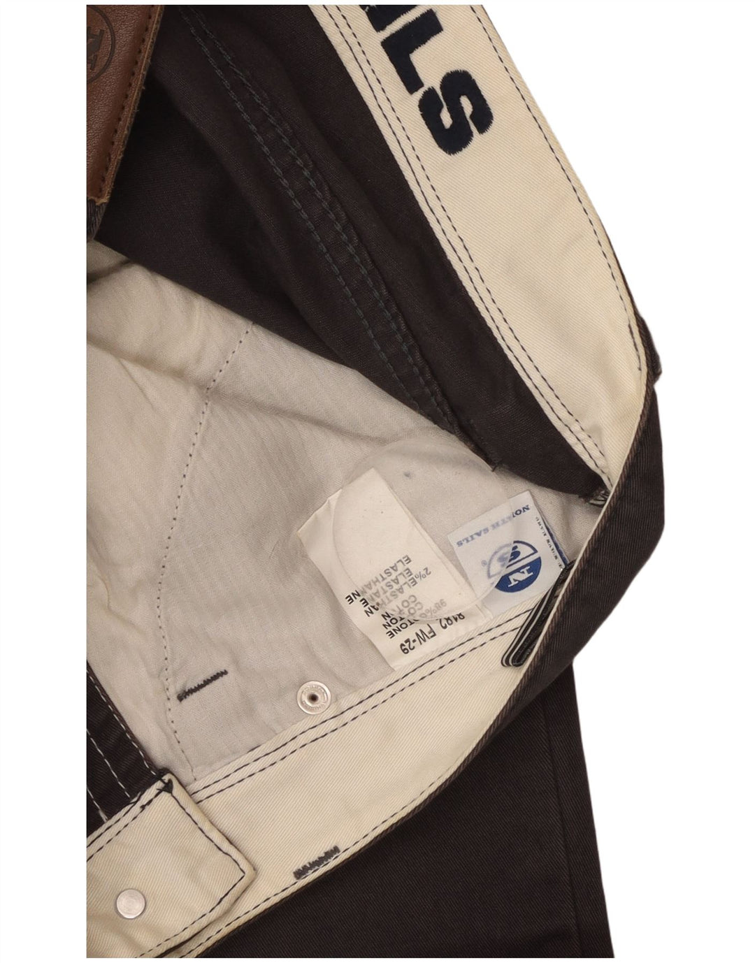 NORTH SAILS Ανδρικό ίσιο casual παντελόνι W32 L34 Γκρι βαμβακερό