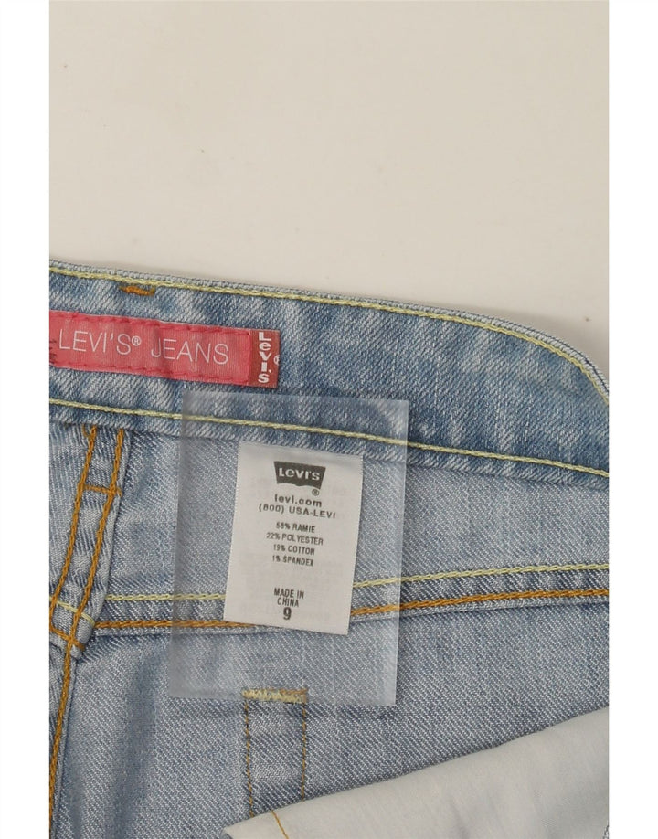 Γυναικείο τζιν βερμούδα Levi's US 9 Medium W32 Blue Ramie