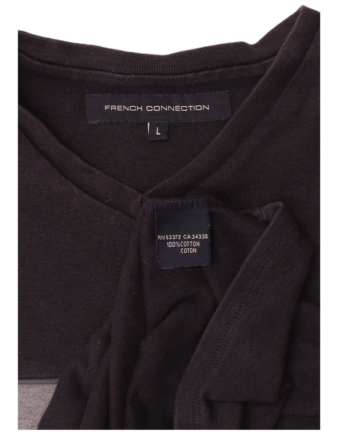 Γυναικείο κοντομάνικο μπλουζάκι French Connection Top Large Navy Blue