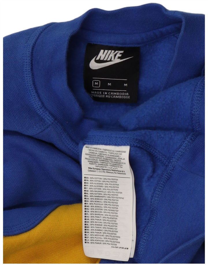 Γυναικείο φούτερ Nike Graphic Crop Jumper UK 14 Medium Blue Cotton