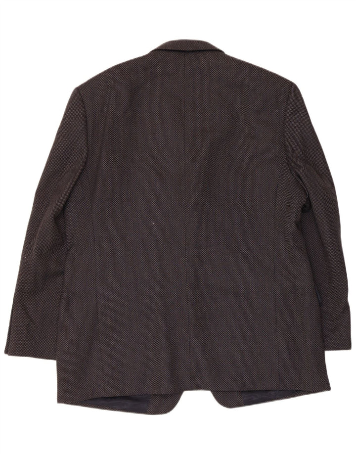 Marks & Spencer Ανδρικό μπουφάν blazer UK 44 XL Navy Blue Virgin Wool