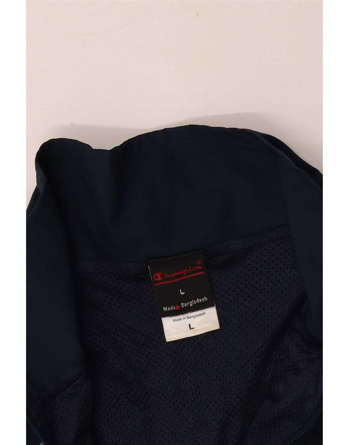 Champion γυναικεία αθλητική φόρμα Top Jacket UK 16 Large Navy Blue Polyester