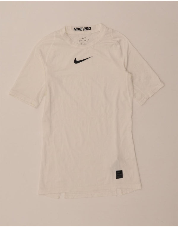 Ανδρικό T-Shirt Nike με γραφικό Dri Fit, μικρό λευκό πολυεστέρα