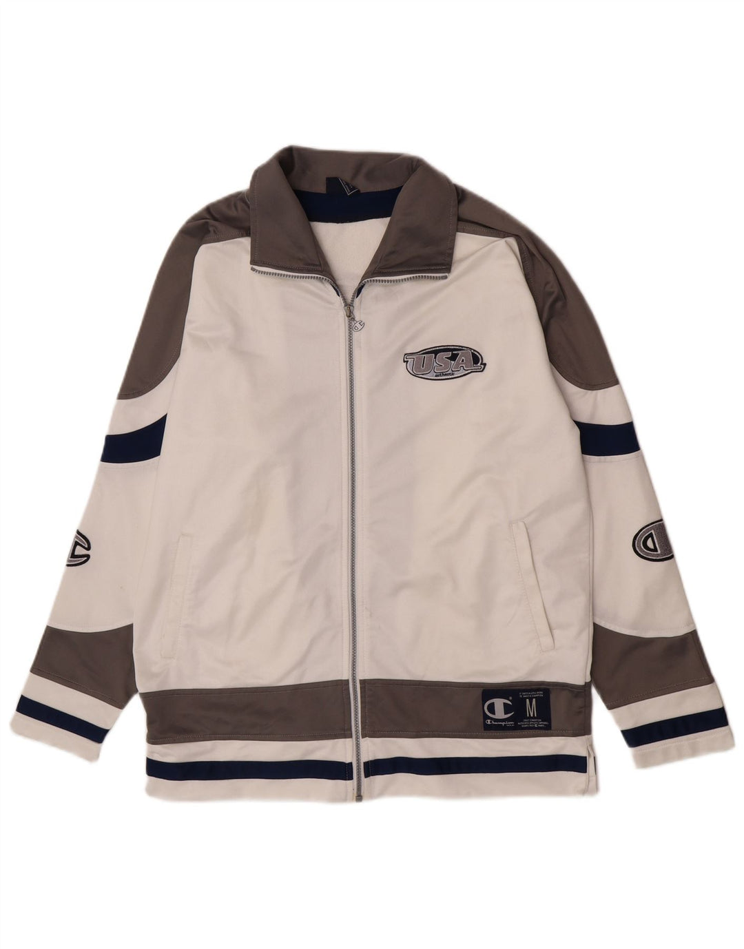 Ανδρική φόρμα Champion USA Graphic Top Jacket Medium White Colourblock