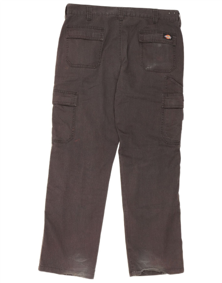 Ανδρικό ίσιο παντελόνι Cargo Dickies W36 L30 Μαύρο πολυεστέρα