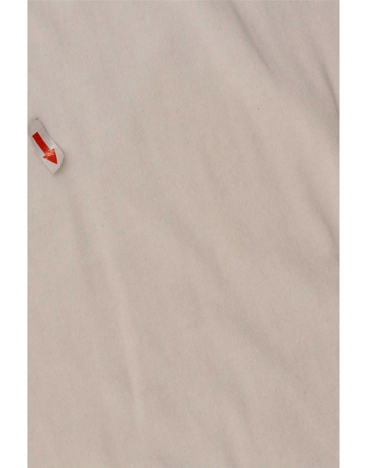 Γυναικείο τοπ Benetton μακρυμάνικο UK 14 Medium White