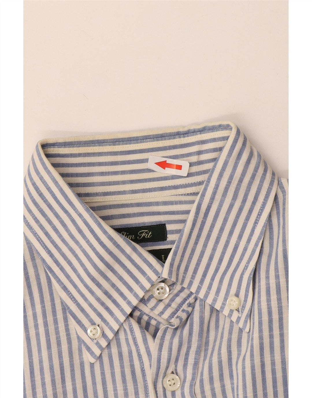 Fred Perry Ανδρικό πουκάμισο Slim Fit μεγάλο μπλε ριγέ βαμβακερό