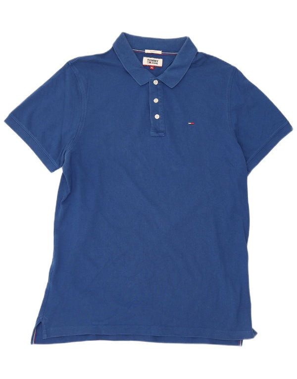 Tommy Hilfiger Ανδρικό πουκάμισο Polo Slim Fit XL Μπλε βαμβακερό