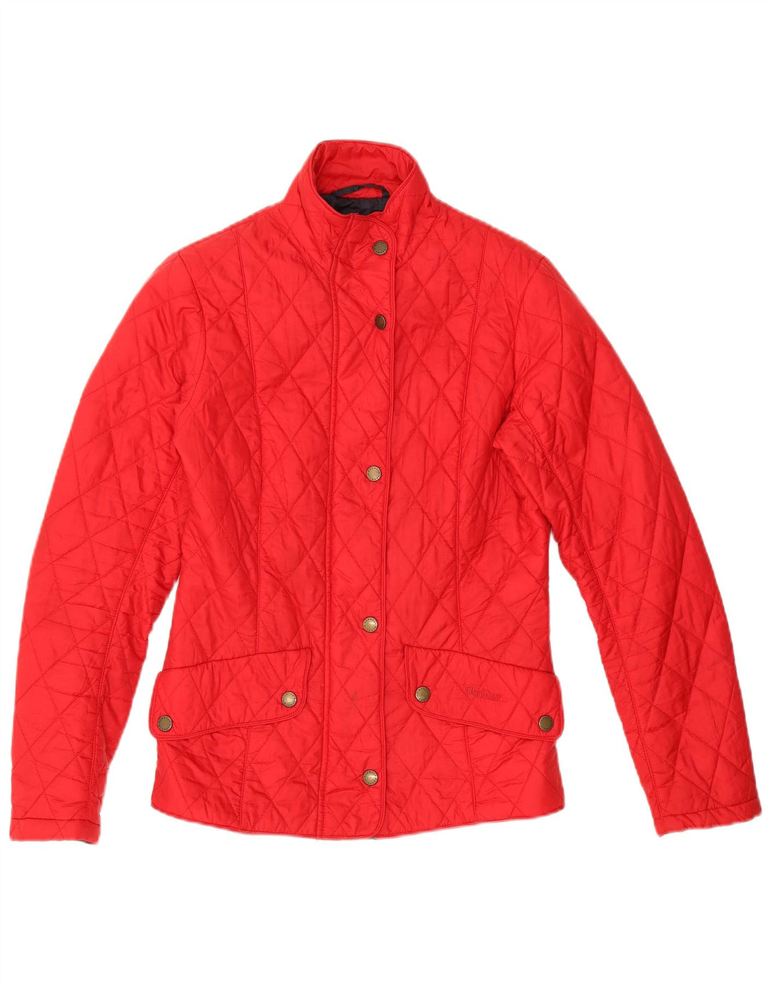 Γυναικείο καπιτονέ μπουφάν Barbour UK 10 Small Red Polyamide