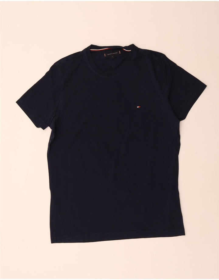 Ανδρικό T-Shirt Tommy Hilfiger Top Large Navy Blue από βαμβάκι