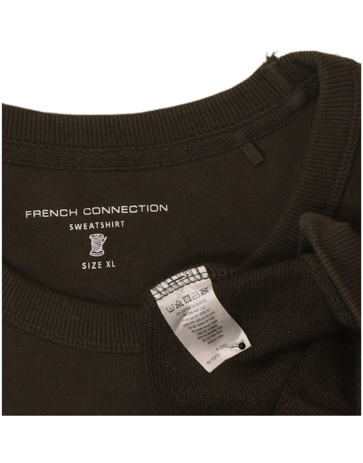 Ανδρικό φούτερ French Connection Jumper XL Χακί Βαμβακερό