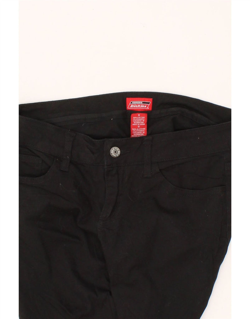 DICKIES Womens Bootcut Casual Trousers Size 11 Medium W30 L30 Black Cotton Vintage Dickies and Second-Hand Dickies from Messina Hembry 