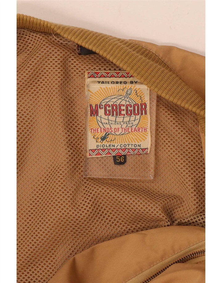 Ανδρικό μπουφάν MC Gregor Bomber IT 56 3XL Beige Cotton