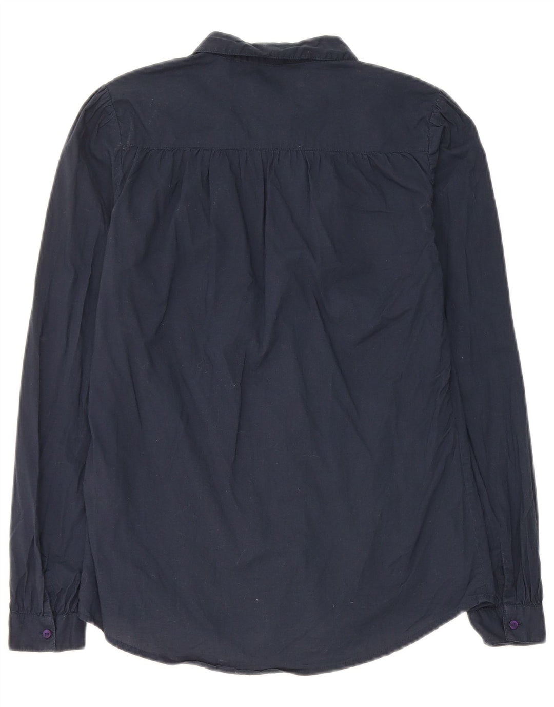 Jack Wills Γυναικείο πουκάμισο UK 8 Small Navy Blue Cotton