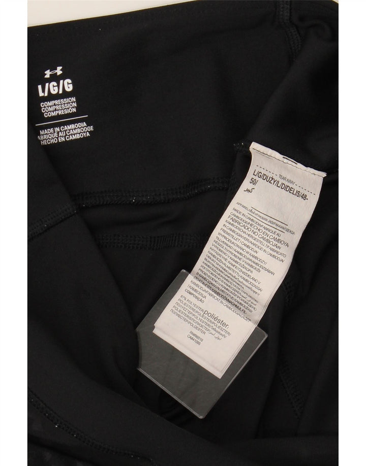 Γυναικείο κολάν UNDER Armour μεγάλο μαύρο πολυεστέρα