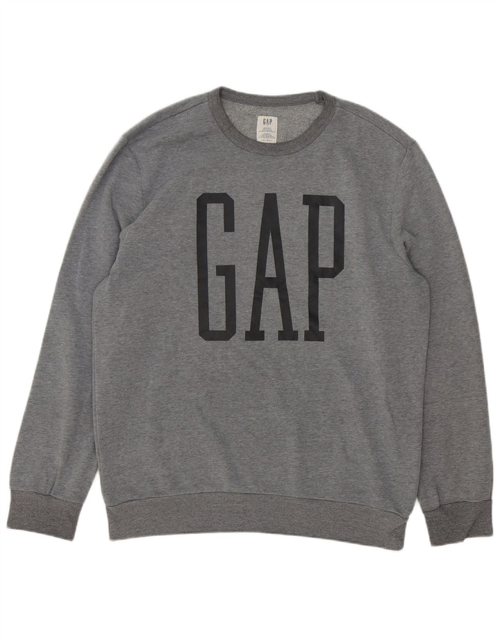 Ανδρική γραφική φούτερ GAP Jumper Large Grey