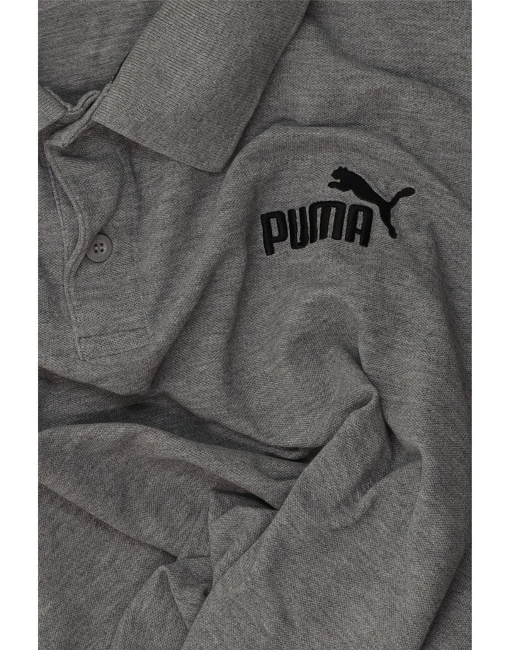 Ανδρικό πουκάμισο πόλο Puma XL γκρι