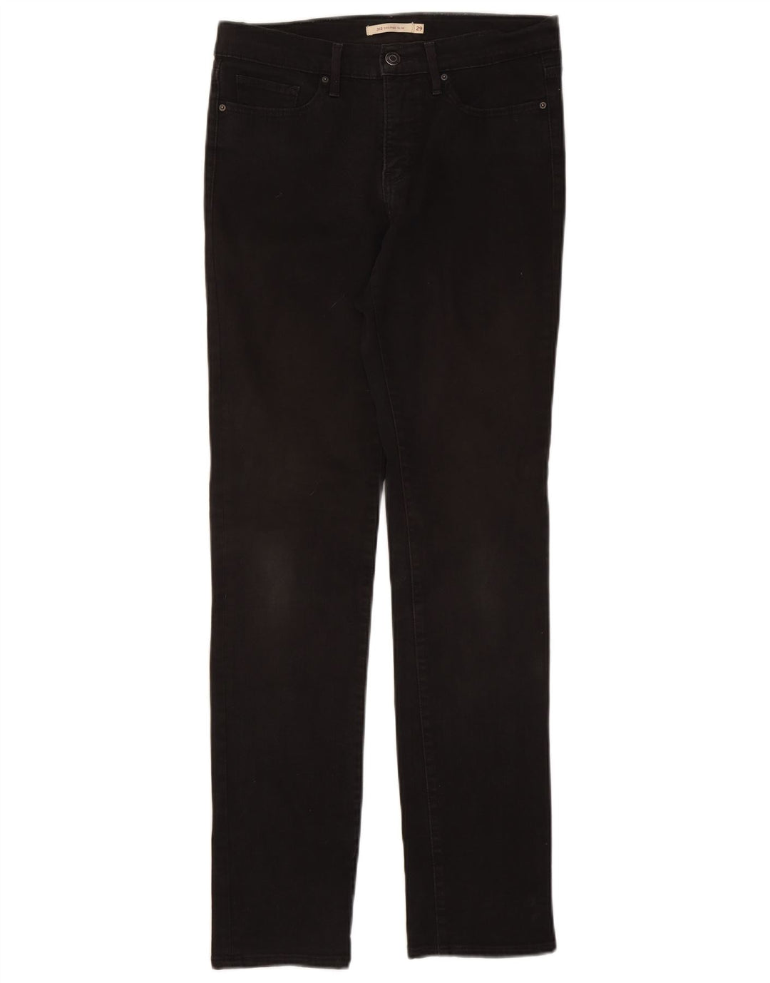 Levi's Womens 312 Shaping Slim Jeans W29 L31 Μαύρο