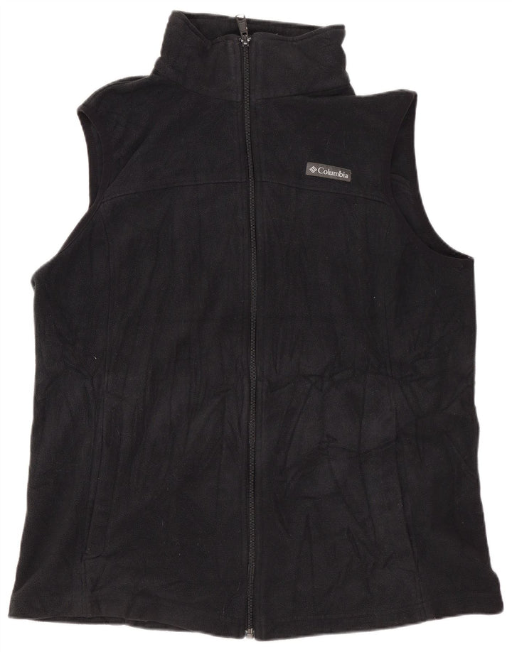 Columbia Womens Fleece Gilet UK 16 Large Μαύρος Πολυεστέρας