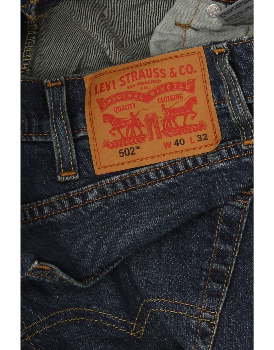 Levi's Mens 502 Tapered Jeans W40 L32 Blue