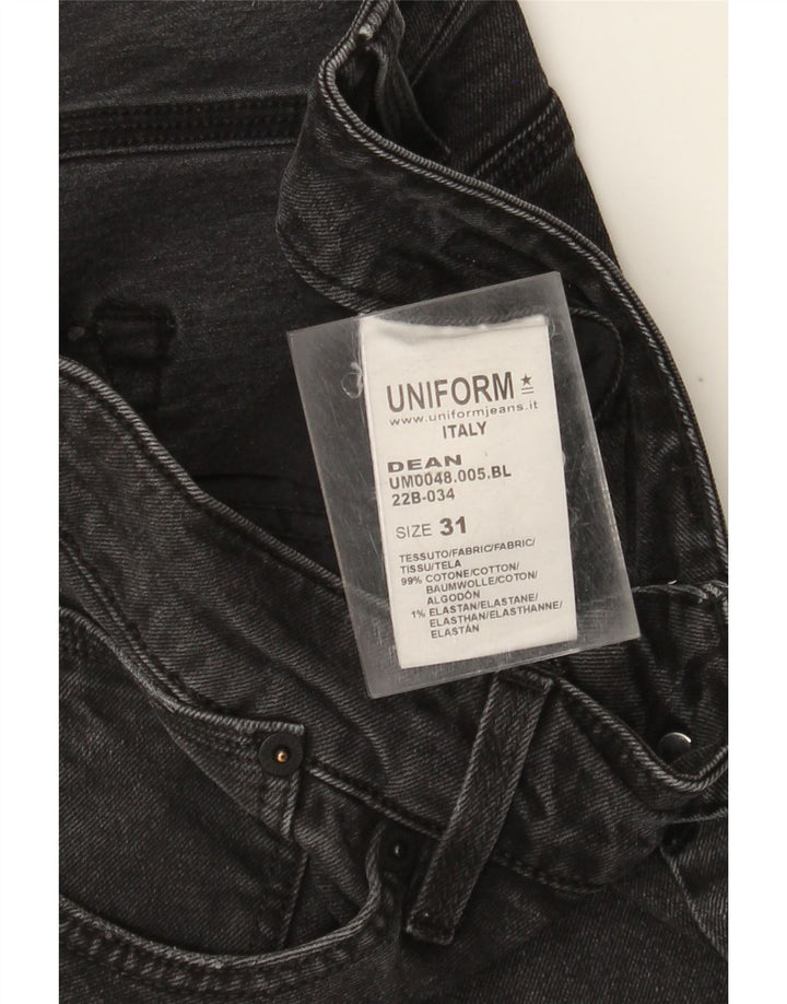 Uniform Ανδρικό Dean Slim Jeans W31 L26 Μαύρο βαμβακερό
