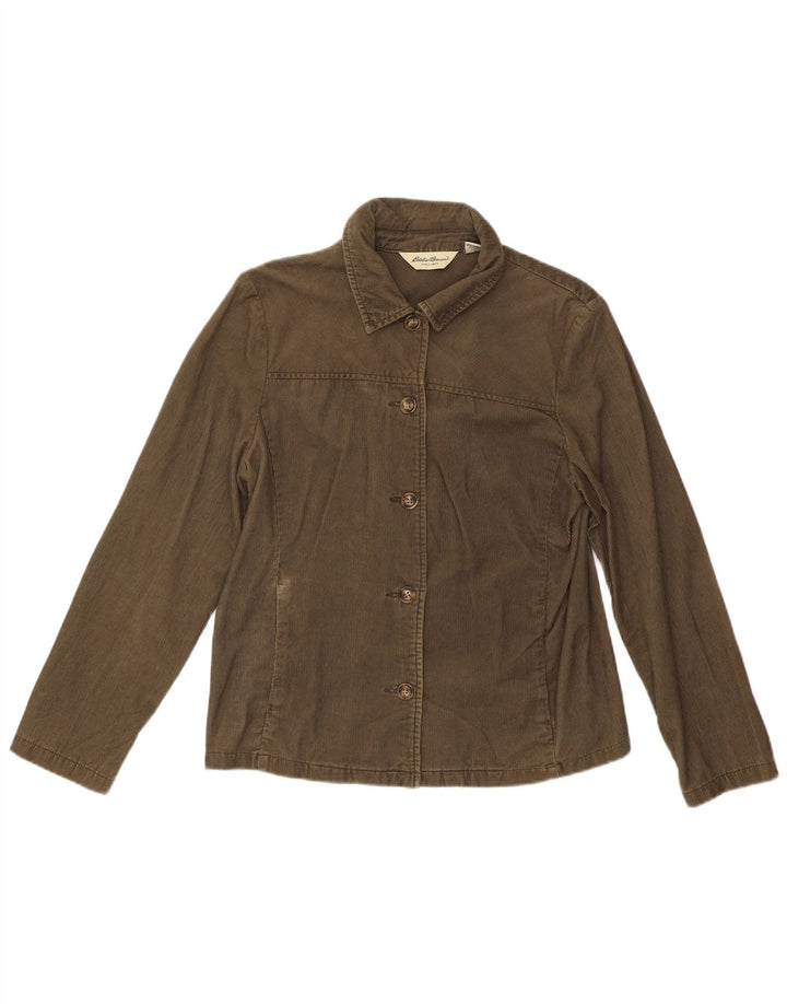 Γυναικείο κοτλέ μπουφάν Eddie Bauer UK 14 Medium Khaki Cotton