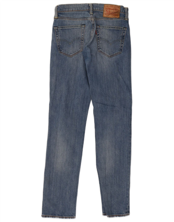 Levi's Mens 511 Slim Jeans W28 L32 Blue Cotton