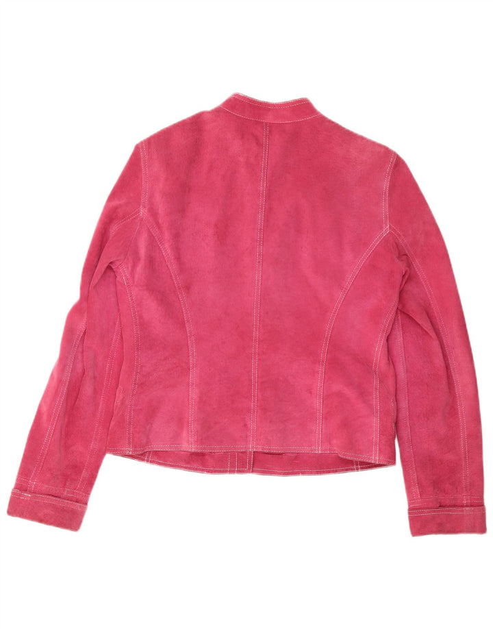 Conbipel Γυναικείο Suede Jacket IT 46 Large Pink Leather