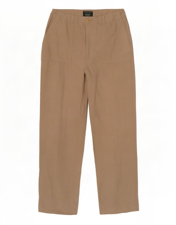 Hobbs Γυναικείο ίσιο παντελόνι Chino UK 10 Small W26 L29 Beige Silk