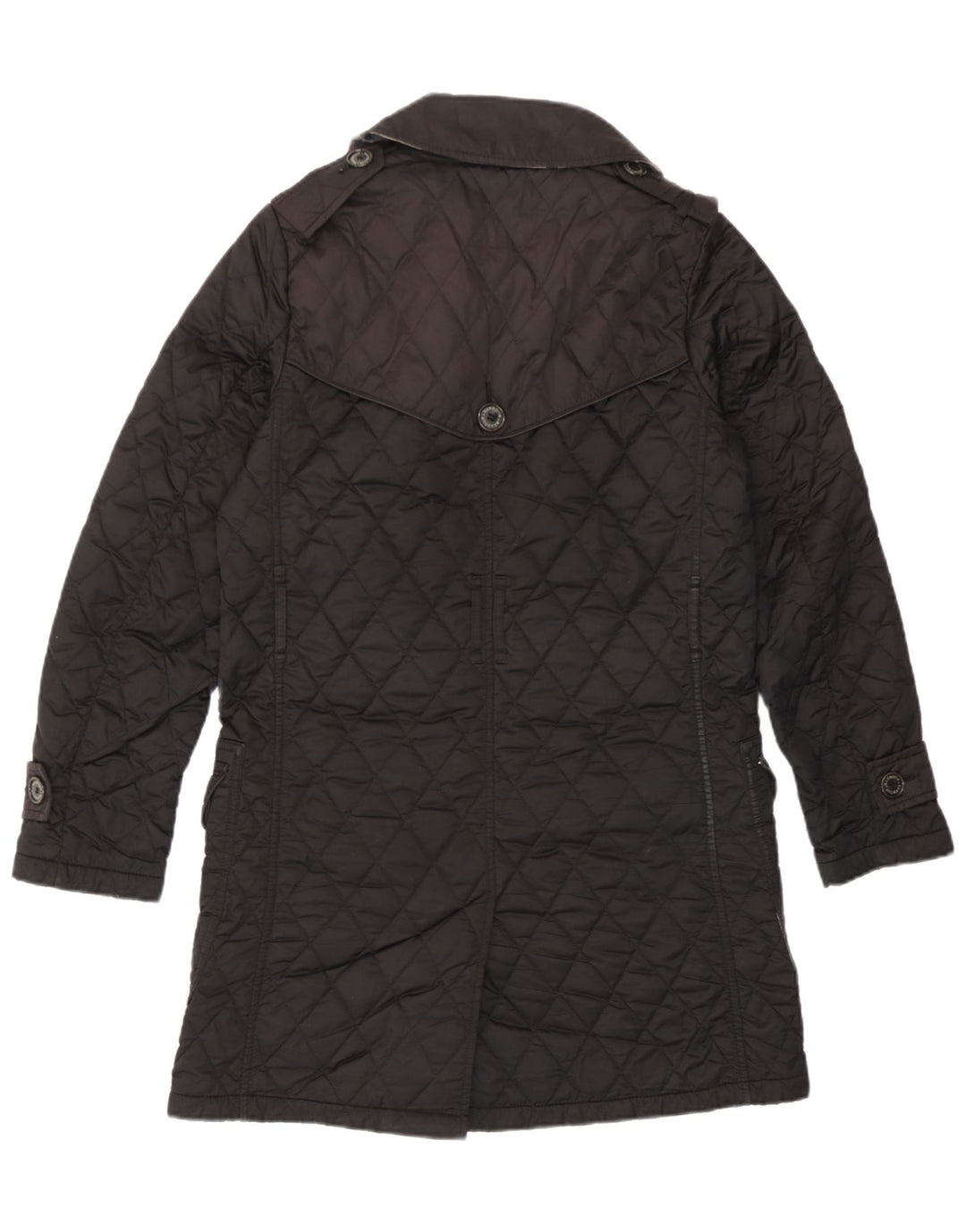 Barbour Γυναικείο Στρατιωτικό Καπιτονέ Παλτό UK 10 Small Black