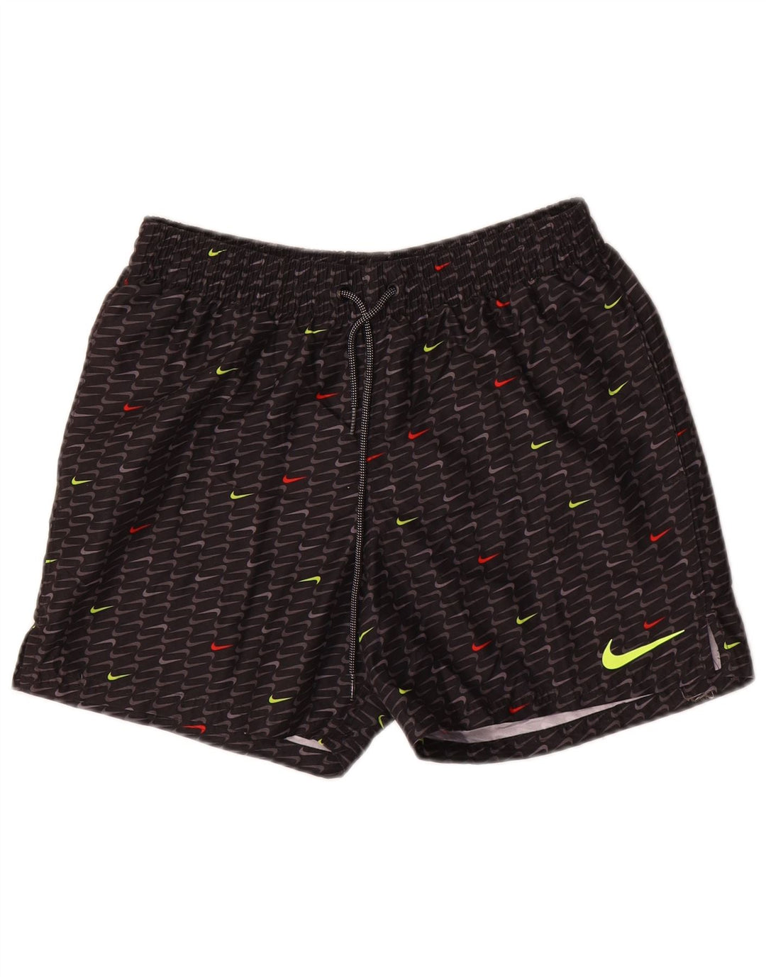 Ανδρικό γραφικό αθλητικό σορτς Nike, μικρό μαύρο πολυεστέρα