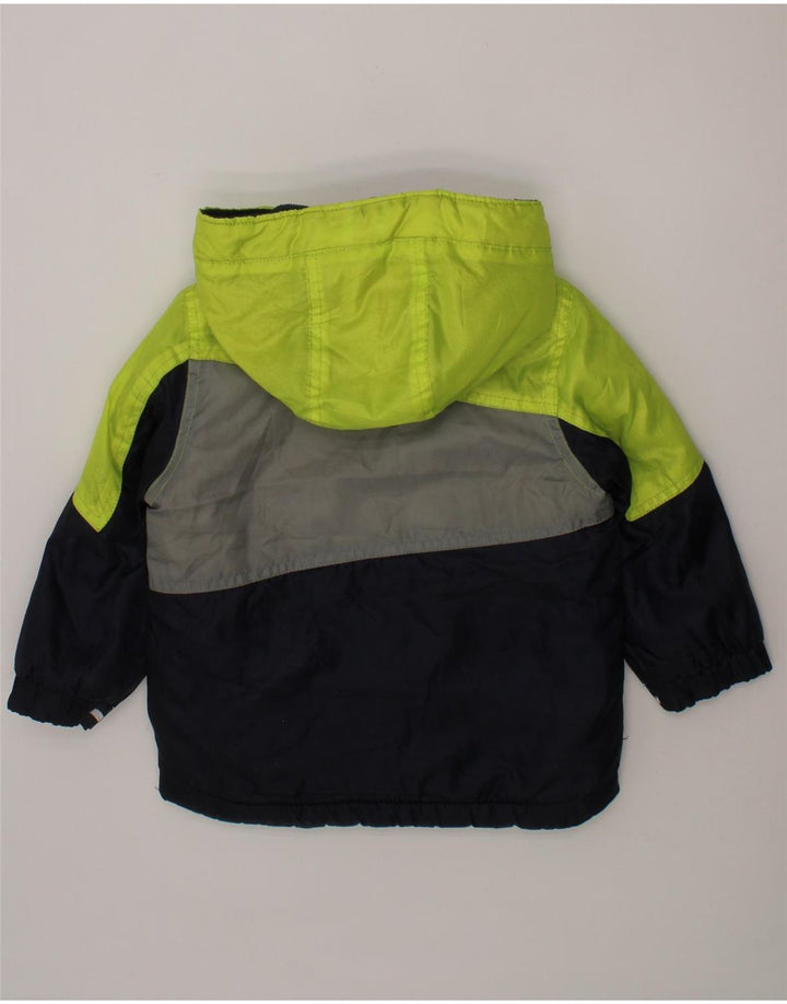 OSH KOSH Baby Boys Windbreaker Jacket 18-24 Months Black Colourblock