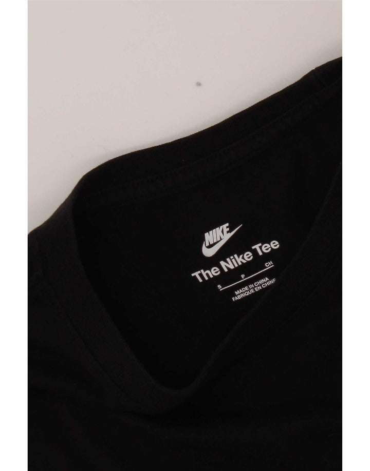 Ανδρικό μπλουζάκι Nike, μικρό μαύρο βαμβακερό