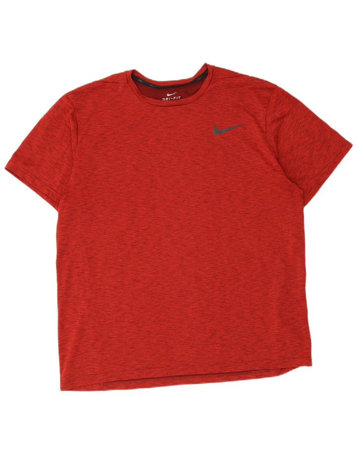 Ανδρικό T-Shirt Nike Dri Fit Top XL από πολυεστέρα με κόκκινες ίνες