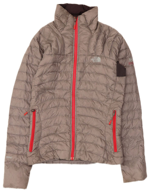 The North Face Womens Padded Jacket UK 6 XS Grey Colourblock