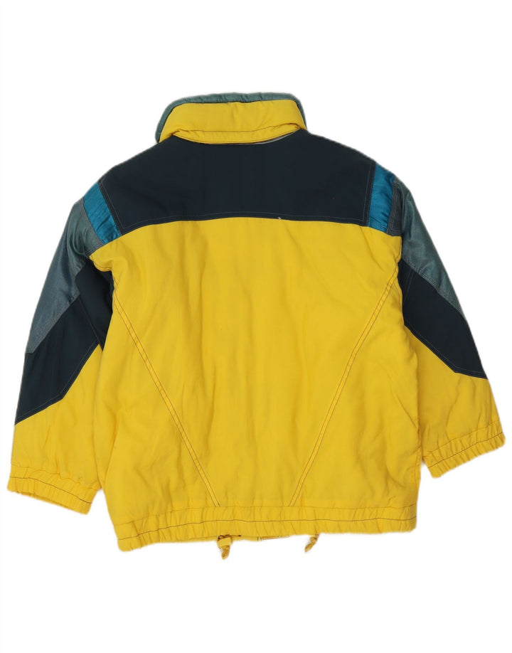 Colmar Ανδρικό γραφικό μπουφάν σκι IT 36 Small Yellow Colourblock Polyamide