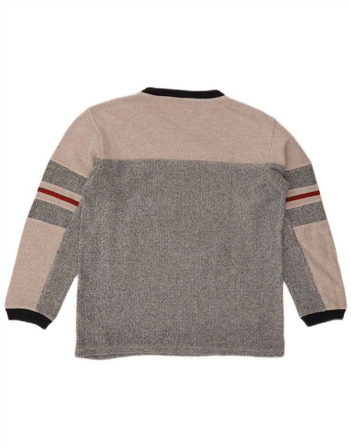 Φούτερ Fila Boys Jumper 13-14 Years Large Grey Colourblock