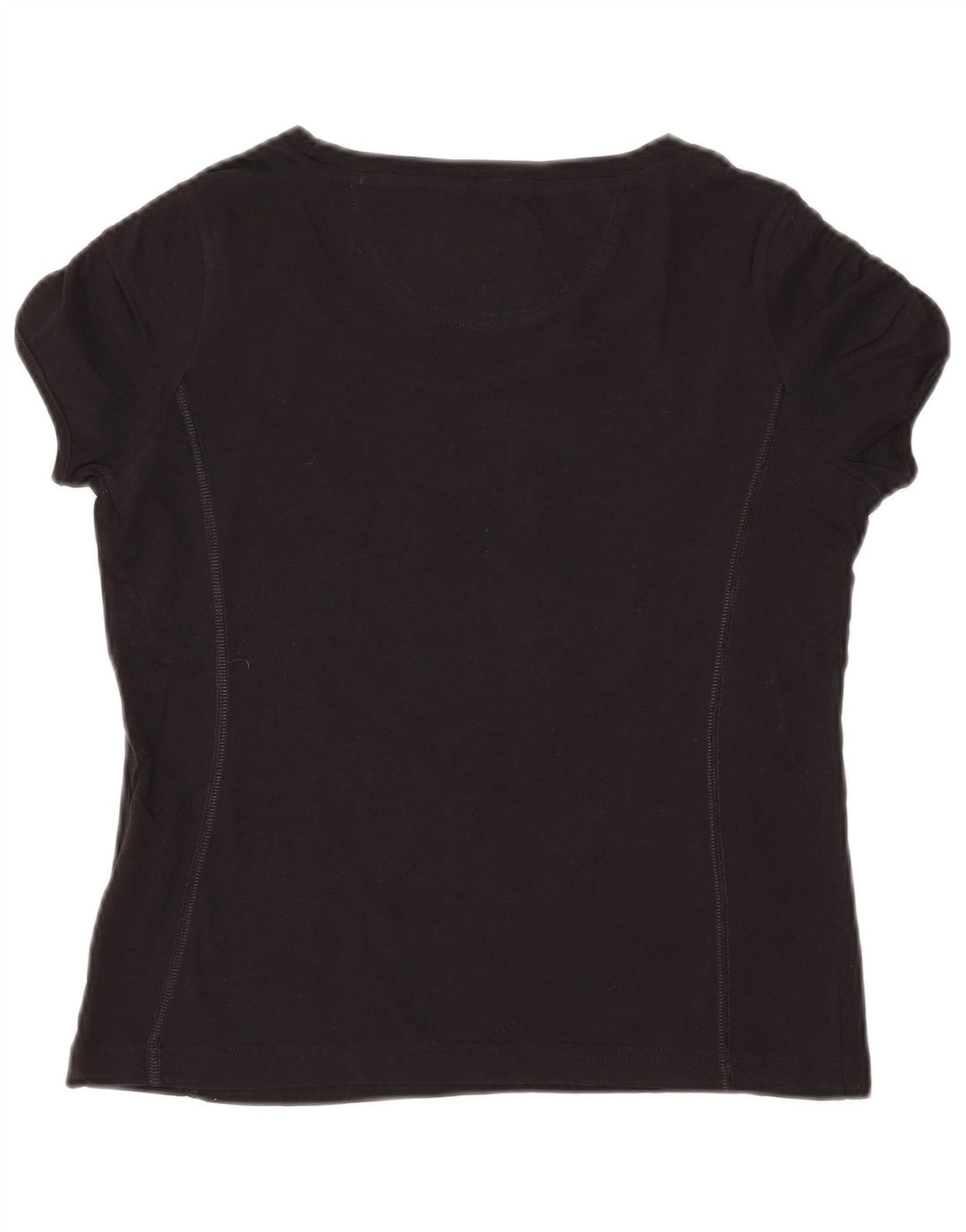 CHAMPION Γυναικεία Heritage Classics Graphic T-shirt Top UK 12 Medium Black