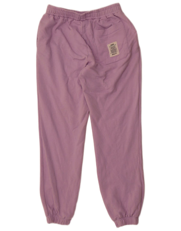 Γυναικεία αθλητική φόρμα MSGM Παντελόνι Joggers UK 14 Μεγάλο Μωβ βαμβακερό