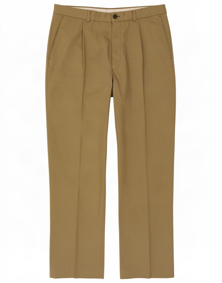 Marks & Spencer Ανδρικό παντελόνι casual W34 L31 Khaki Polyester