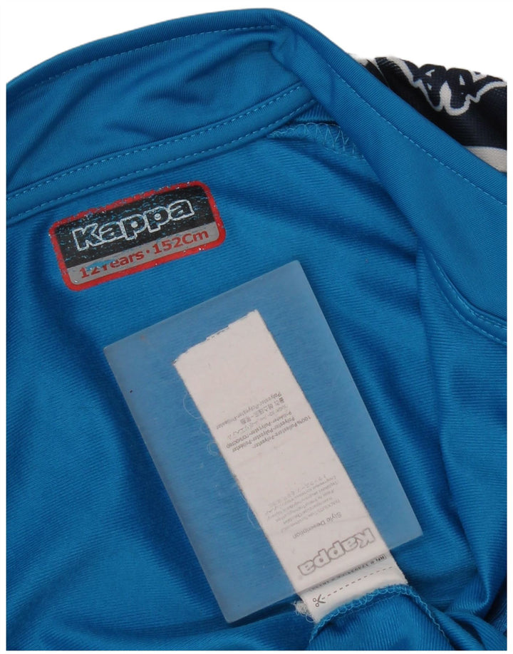 Kappa Boys Graphic αθλητική φόρμα Top Jacket 11-12 Years Blue Colourblock