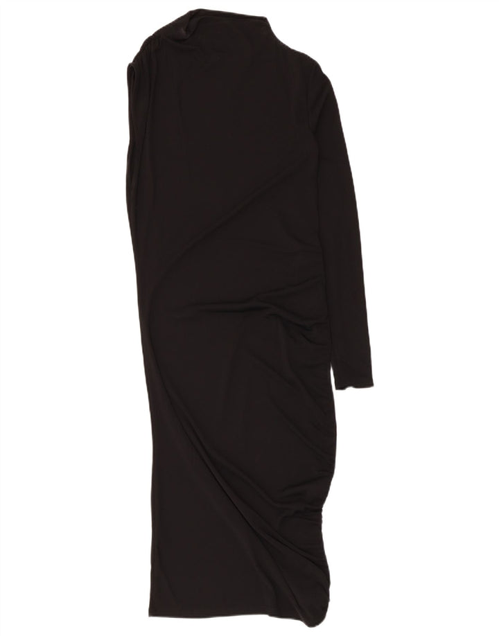 Zara Γυναικείο Φόρεμα με One Shoulder UK 8 Μικρό Μαύρο Πολυεστέρα