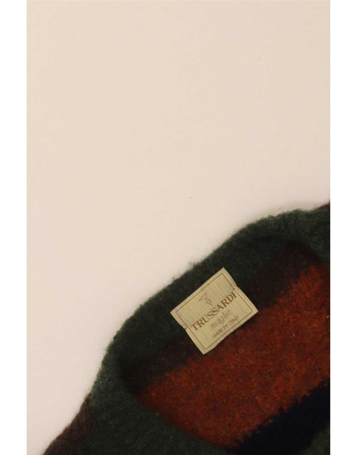 Ανδρικό πουλόβερ Trussardi Crew Neck Jumper XL Πολύχρωμο ριγέ