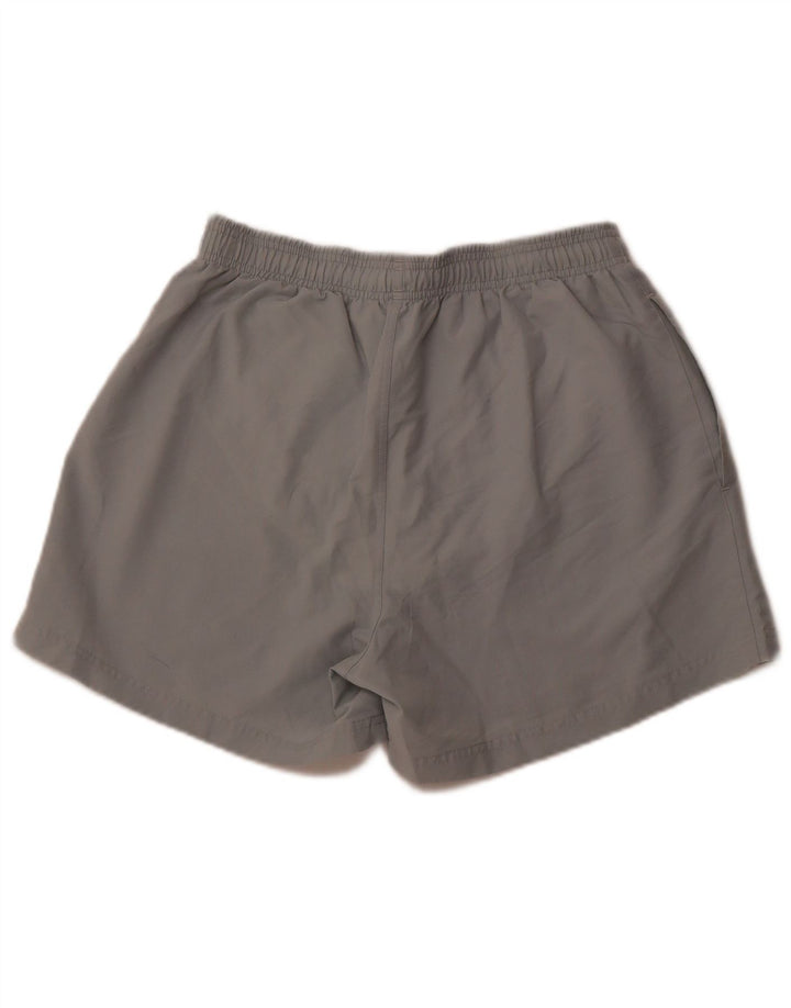 Ανδρικό αθλητικό σορτς ADIDAS από μεσαίο γκρι πολυεστέρα