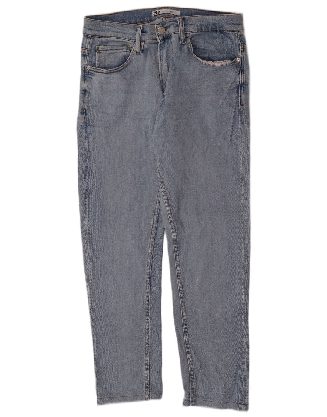 Zara Ανδρικό Slim Jeans EU 42 Large W32 L27 Μπλε βαμβακερό