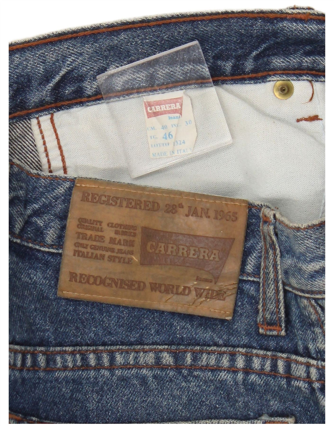 Carrera Ανδρικό Slim Jeans IT 46 Small W26 L32 Μπλε Βαμβακερό