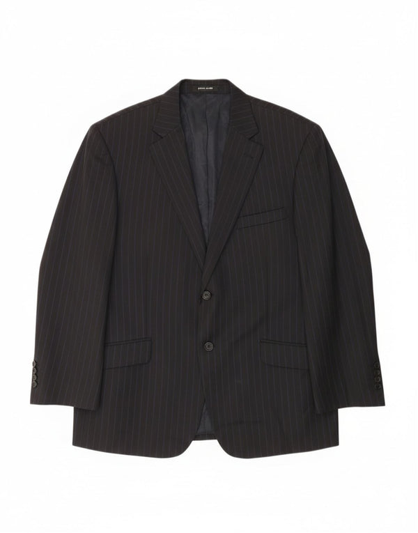 Pierre Cardin Ανδρικό σακάκι με 2 κουμπιά UK 44 2XL Navy Blue Pinstripe